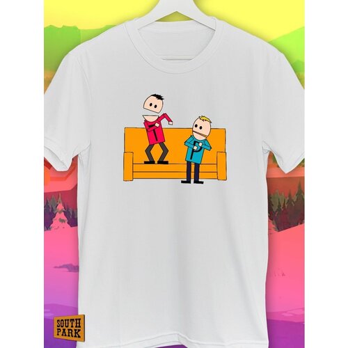 фото Футболка hilari, размер 50, черный, белый