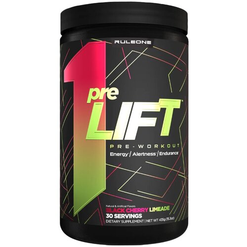 Предтренировочный комплекс RULE ONE Pre Lift Pre-Workout 30 порций, Вишневый лимонад