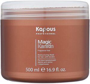 Фото Kapous маска реструктурирующая Fragrance free Magic Keratin