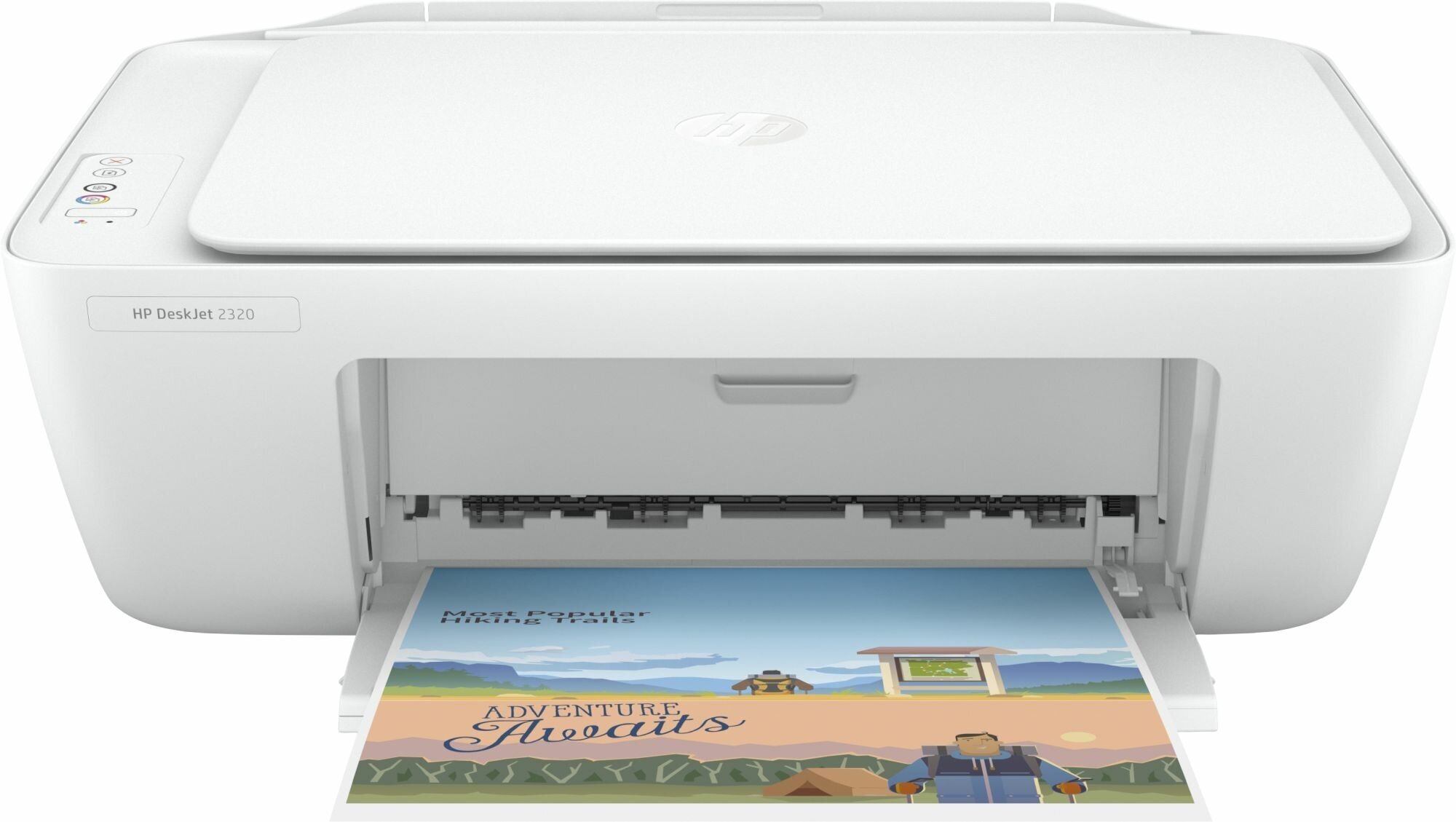 МФУ струйный HP DeskJet 2320, максимальный формат A4, скорость печати А4: монохромная до 7.5стр/мин, цветная до 5.5стр/мин (7WN42B)