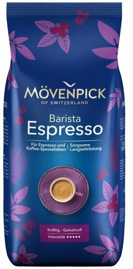 Movenpick Barista Espresso Кофе в Зёрнах 1000 гр.