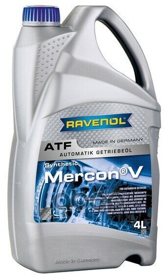 Масло Трансмиссионное Atf Mercon- V П/Синт.4л Ravenol Ravenol арт. 1212101-004