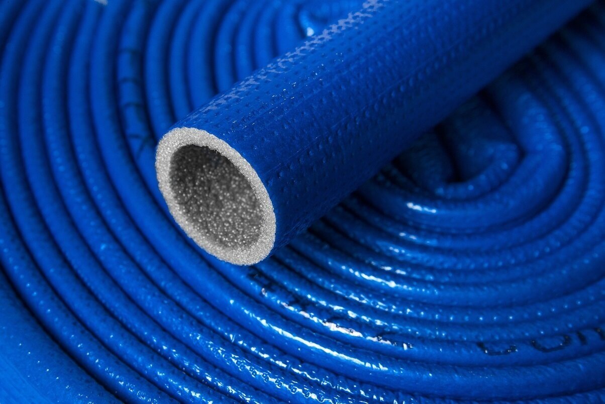 Изоляция для труб K-Flex Compact 28/4 мм 10 м полиэтилен цвет синий - фотография № 10