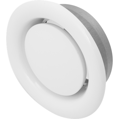 Диффузор вентиляционный Ore DVS D125 мм металл цвет белый диффузор вентиляционный ore dvs d200 мм металл цвет белый