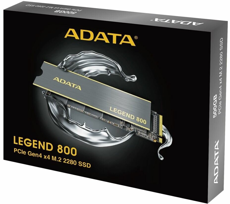 Твердотельный накопитель ADATA 500 ГБ M2 ALEG-800-500GCS