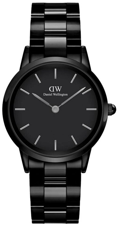 Наручные часы Daniel Wellington Iconic Link, черный