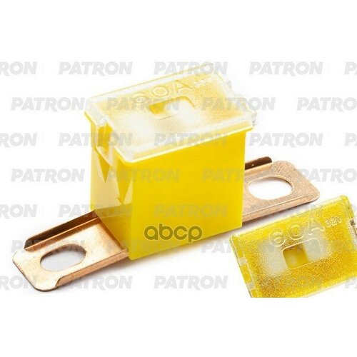 Предохранитель Блистер 1Шт Pla Fuse (Pal298) 60A Желтый 36X12x21.5mm PATRON арт. PFS128