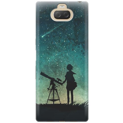 фото Cиликоновый чехол на sony xperia 10 plus / xa3 ultra / сони иксперия 10 плюс с принтом "загадай желание" gosso