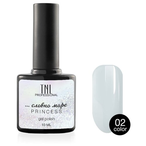 TNL Professional гель-лак для ногтей Princess color, 10 мл, 02 ...словно море tnl гель лак tnl camouflage creme 02 – кокосовый йогурт 10 мл