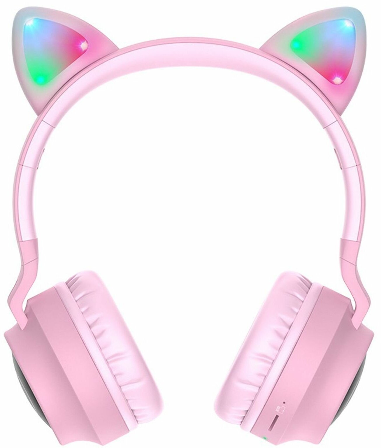 Наушники Hoco W27 Cat Ear, полноразмерные, розовые (18464) - фото №2