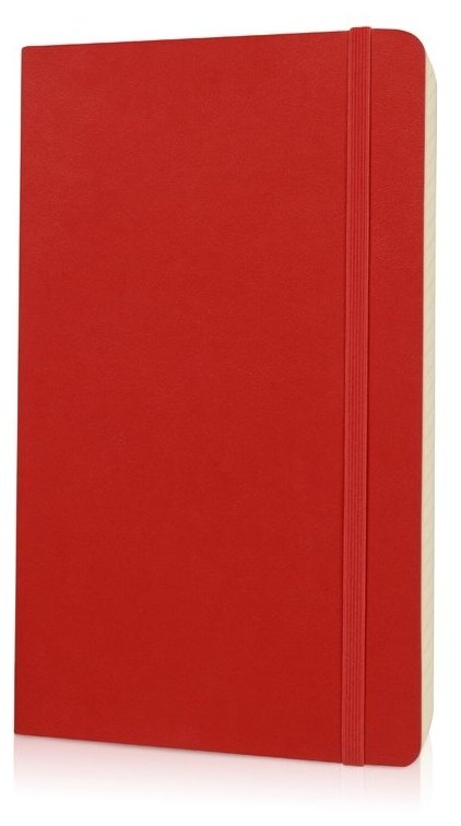 Записная книжка Moleskine Classic Soft (в линейку), Large (13х21см), красный