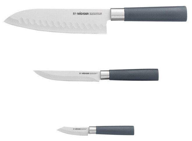Набор из 3 кухонных ножей NADOBA HARUTO (723521)