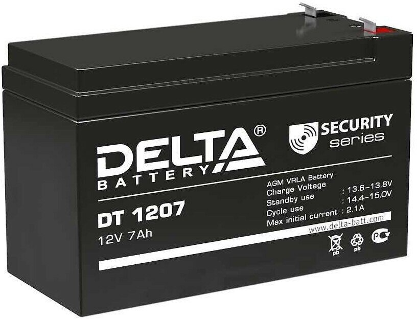 Батарея для ИБП DELTA DT 1207 (12В 7Ач)