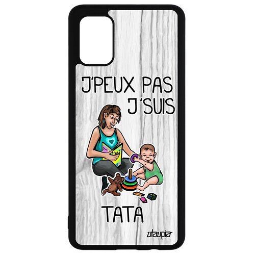 фото Чехол на мобильный samsung galaxy a51, "не могу - стала тетей!" пародия карикатура utaupia