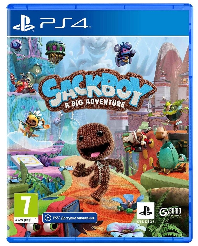 Сэкбой (Sackboy): Большое приключение (A Big Adventure) (PS4/PS5) английский язык