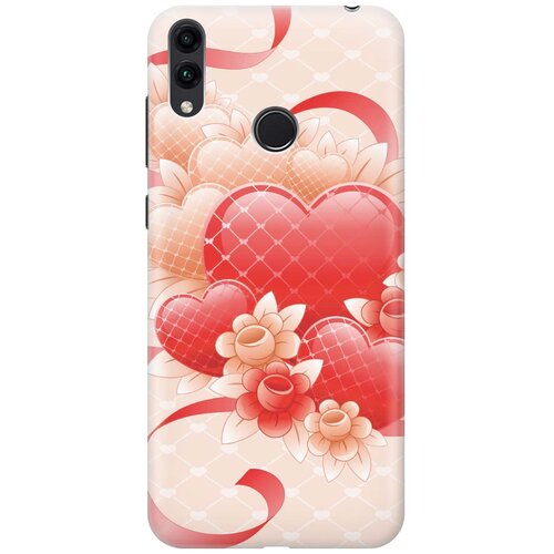 фото Re:paчехол - накладка artcolor для honor 8c с принтом "с любовью"