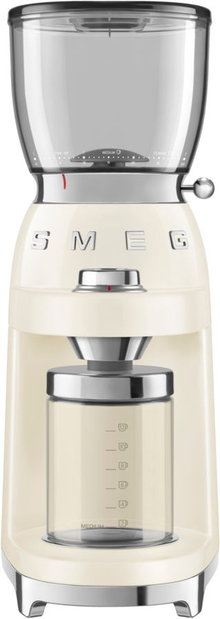 Кофемолка Стиль 50-х, Бежевый Smeg CGF11CREU