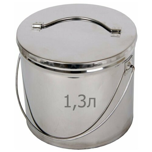 котелок амет туристический 5 л нержавеющая сталь диаметр 220 мм Котелок из нержавеющей стали 1.3 литра