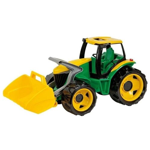 Трактор ЛЕНА GIGA TRUCKS (02057), 62 см, зеленый/желтый