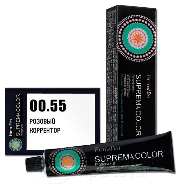 Farmavita Краска для волос Suprema Color 00.55, Farmavita, Объем 60 мл