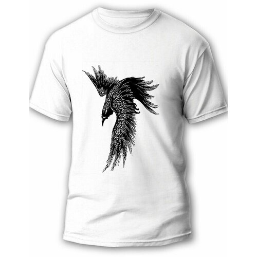 фото Футболка будь на стиле, футер, размер 2xl, белый