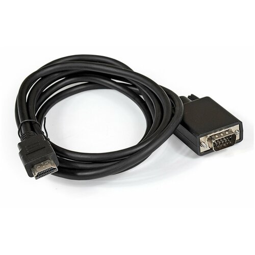 HDMI -> VGA Exegate EX-CC-HDMIM-VGAM-1.8 кабель переходник hdmi vga exegate ex hdmim vgam 3 5jacks 1 8 19m 15m 3 5mm jack m 1 8м ex294719rus