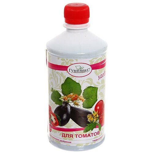 Удобрение торфогуминовое для томатов 0,5 л «Гумимакс» удобрение стимулин 0 5 л гумимакс
