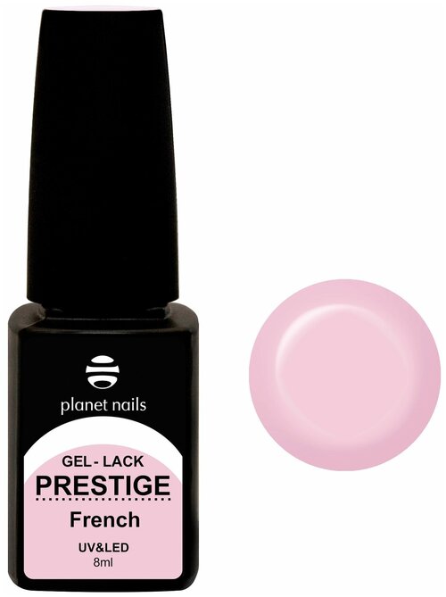 Planet nails Гель-лак Prestige French, 8 мл, 337 облачный