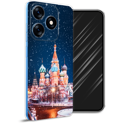 Силиконовый чехол на Tecno Spark 10/10C / Текно Спарк 10/10С Москва 1 силиконовый чехол на tecno spark 10 4g техно спарк 10 4g сочные лимоны прозрачный