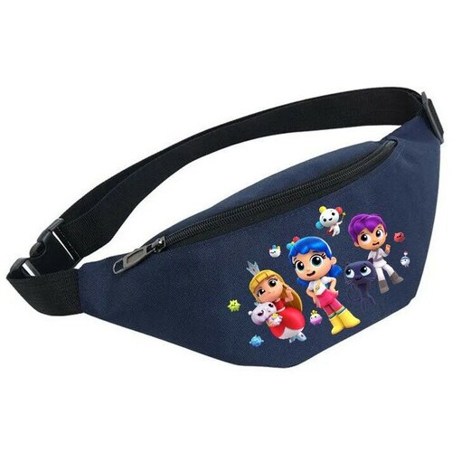 фото Сумка поясная noname, синий