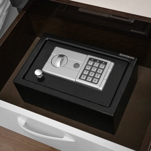 Сейф для денег SAFEBURG SB-200 Slim сейф для документов с электронным кодовым замком, для дома/офиса