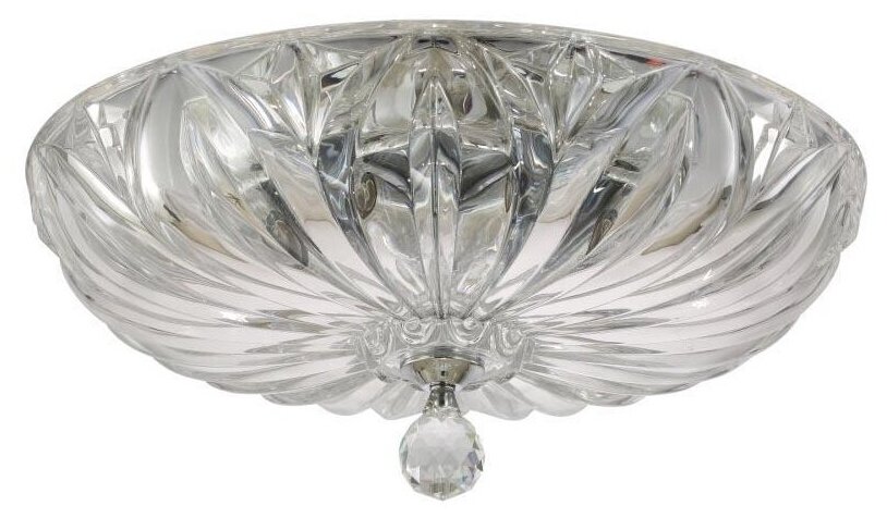 Потолочная люстра хром Crystal Lux Denis D400 CHROME