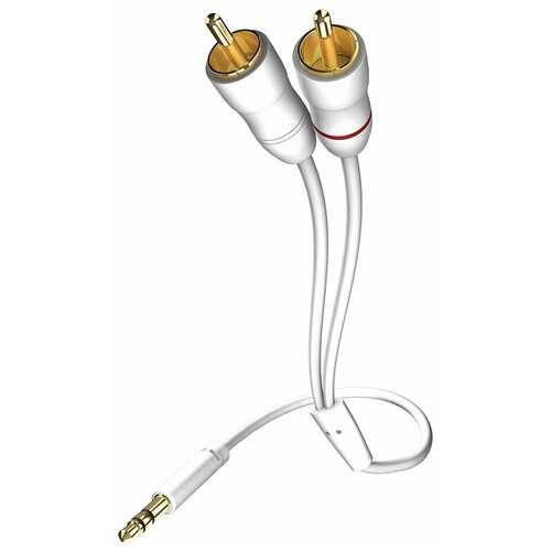 Кабель аудио 1xMini Jack - 2xRCA Inakustik 003100015 Star MP3 Audio 1.5m межблочный кабель burson audio cable pro 2rca 2rca 1 2m