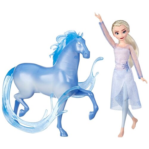 Кукла Hasbro Disney Princess Холодное сердце 2 Эльза и Нокк E5516 голубой 7280₽
