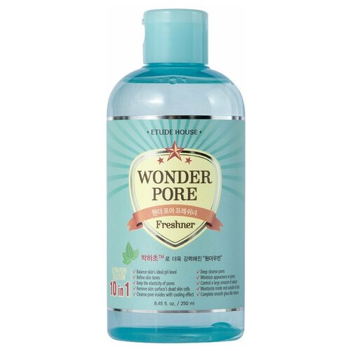 Тоник для борьбы с расширенными порами и акне 10 в 1, Wonder Pore Freshner, 250 мл. Etude House