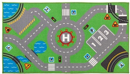 фото Ковер икеа сторабу 50356823, зелeный, 1.33 х 0.75 м