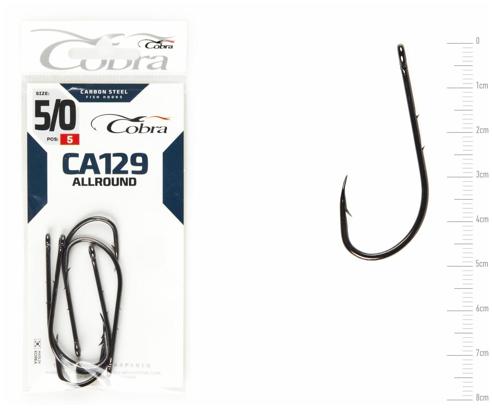 Крючки Cobra ALLROUND сер. CA129 разм. 005/0