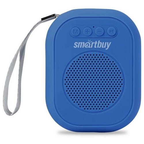 Портативная акустика SmartBuy BLOOM SBS-150 3Вт Bluetooth MP3 FM-радио синяя 217300₽