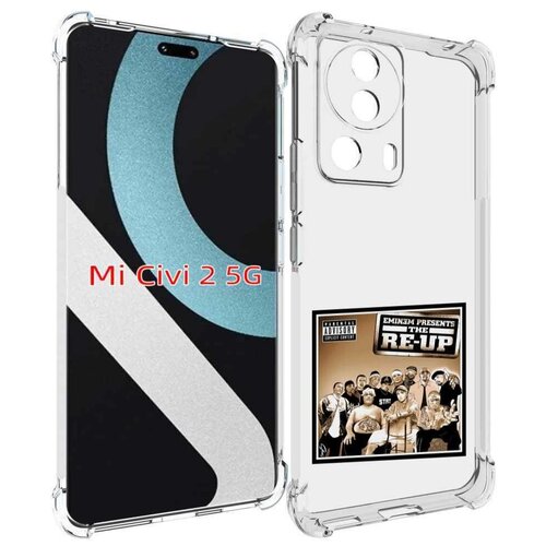 Чехол MyPads EMINEM PRESENTS, THE RE-UP для Xiaomi Civi 2 задняя-панель-накладка-бампер