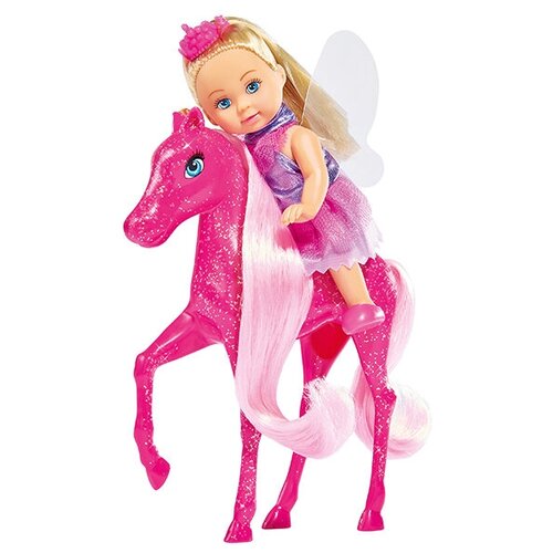 фото Кукла simba "еви-принцесса" с розовым пони и аксессуарами, 12 см