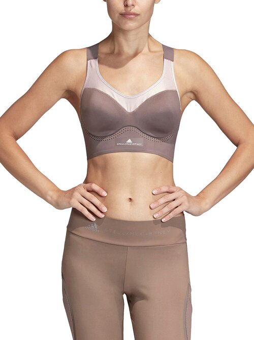 Топ adidas stronger for it soft bra, размер 75E UND, серый