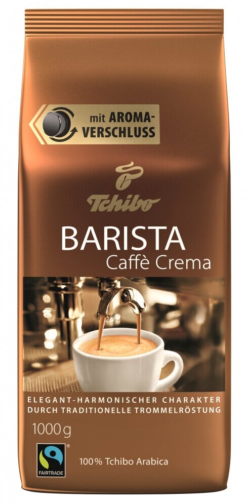 Tchibo Barista Caffe Crema кофе в зернах, 1 кг - фотография № 14