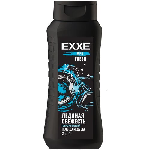 Гель для душа 2 в 1 EXXE Men Fresh Ледяная свежесть, 400 мл