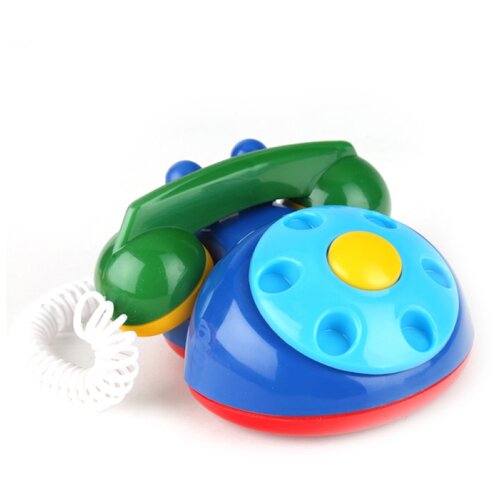 фото Развивающая игрушка аэлита детский телефон на спиральном шнуре