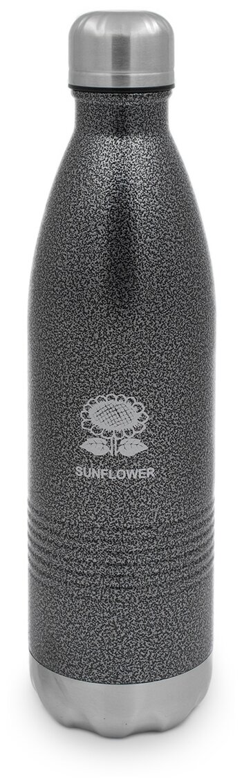 Термобутылка Sunflower SVК-750, 0.75 л, серый