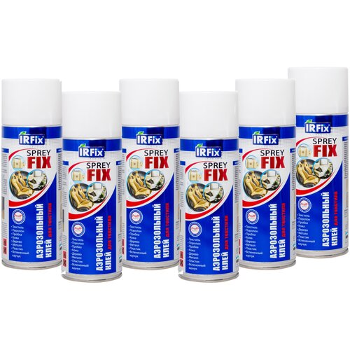 Аэрозольный клей для текстиля, мебели ткани поролона ковролина шумоизоляции деревянных элементов/IRFIX