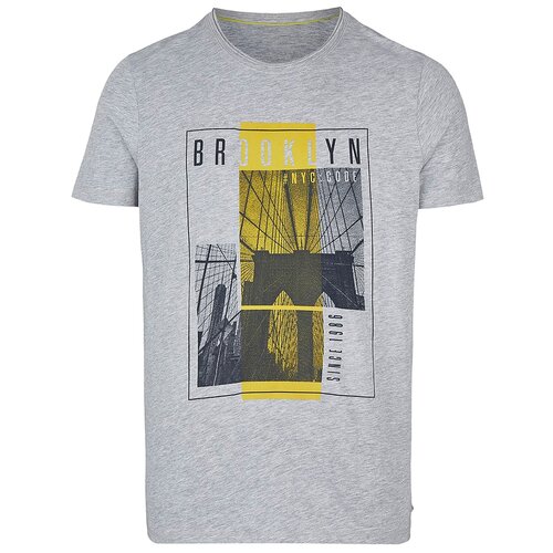 фото Футболка baon b731015 размер m, grey melange