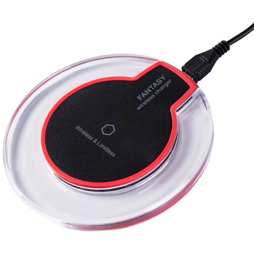 Беспроводная зарядка FANTASY WIRELESS CHARGER, красная