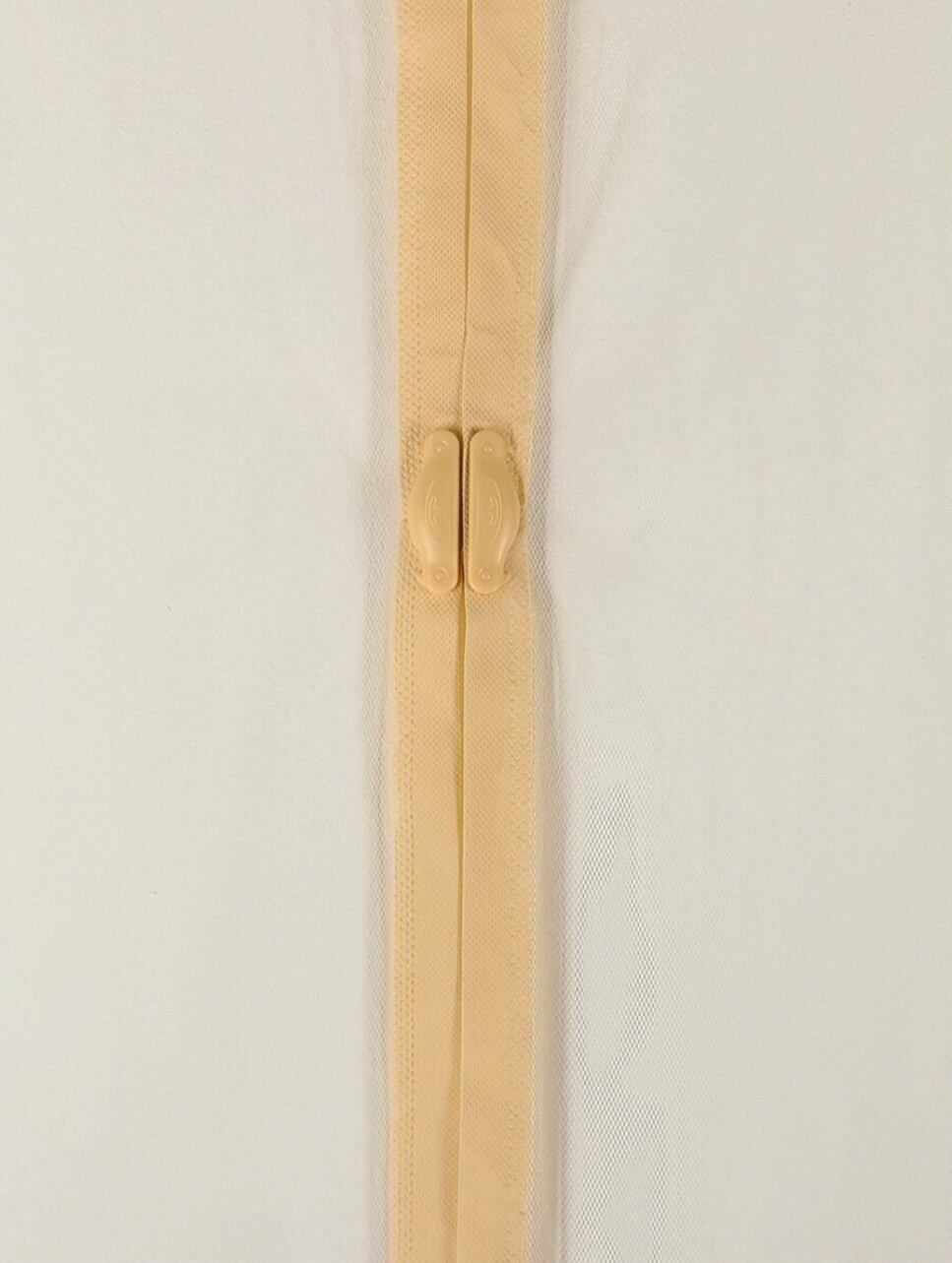 Москитная сетка на дверь на магнитах, антимоскитная штора, бежевая 120х210 - фотография № 11