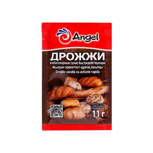 Дрожжи сухие быстродействующие ANGEL, 11 гр.